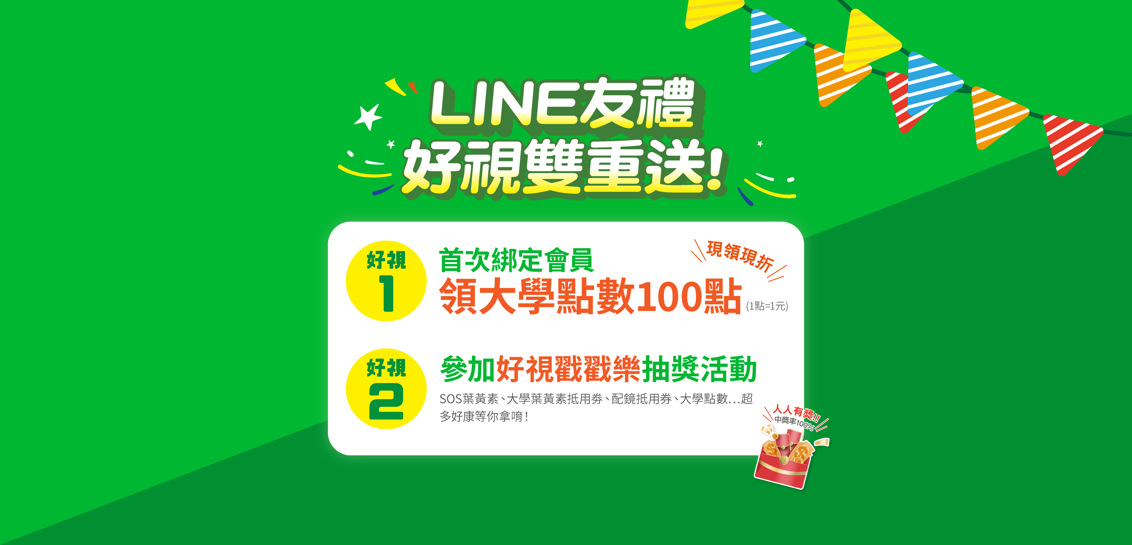 LINE友禮好視雙重送
