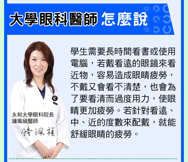 永和大學眼科院長 鐘珮禎醫師